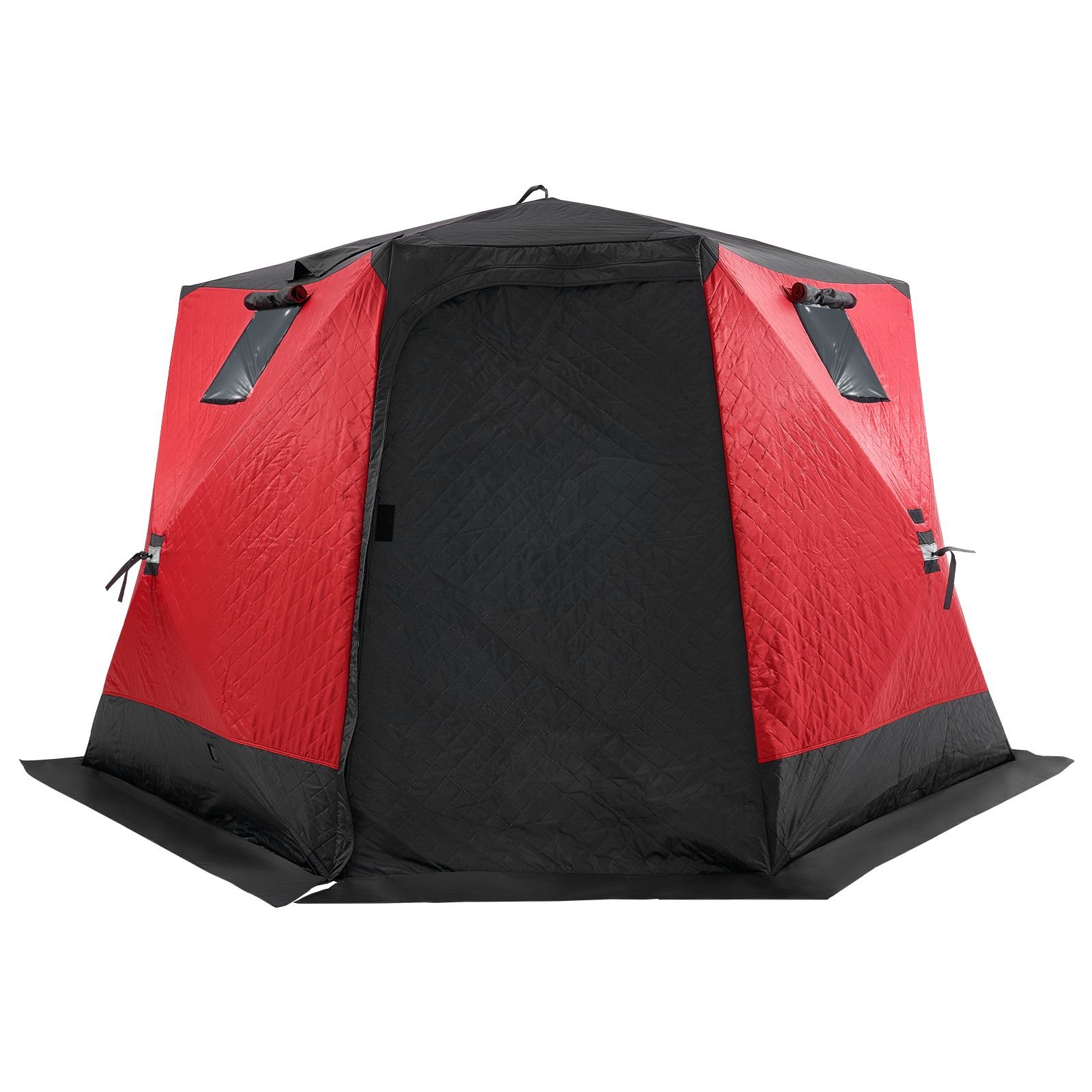 portable ice shelter 4 6 person insulated pop up ice fishing tent 50 square feet fishable area thermal ice shanty for winter fishing ice cube with anchors ropes carrying bag 130x130 1.jpg