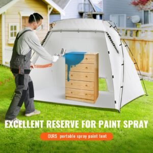 portable paint booth larger spray paint tent with built in floor mesh screen painting tent station for furniture diy hobby tool 75x52x52ft spray paint shelter 1.jpg