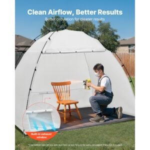 portable paint booth tent 917 x 677 x 748 inch painting tent station spray shelter with built in floor mesh screen large space oxford spray painting tents for cupboard chairs tables 2.jpg