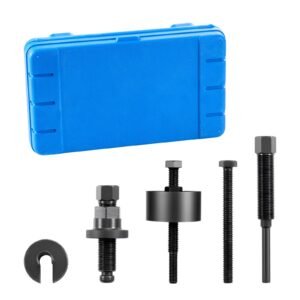 Power Steering Pump Pulley Puller/Installer Tool Set, Compatible with Ford, GM V6, and VW Vehicles, Pump Pulley Remover Installer Tools, for Removing and Installing Power Steering Pump Pulleys