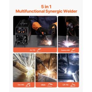 pro mig welder 200a pluse mig welding machine 5 in 1 synergic welder machine mig plusegas migflux core migsticklift tig 110v220v dual voltage aluminum mig welder with lcd screen display 1.jpg