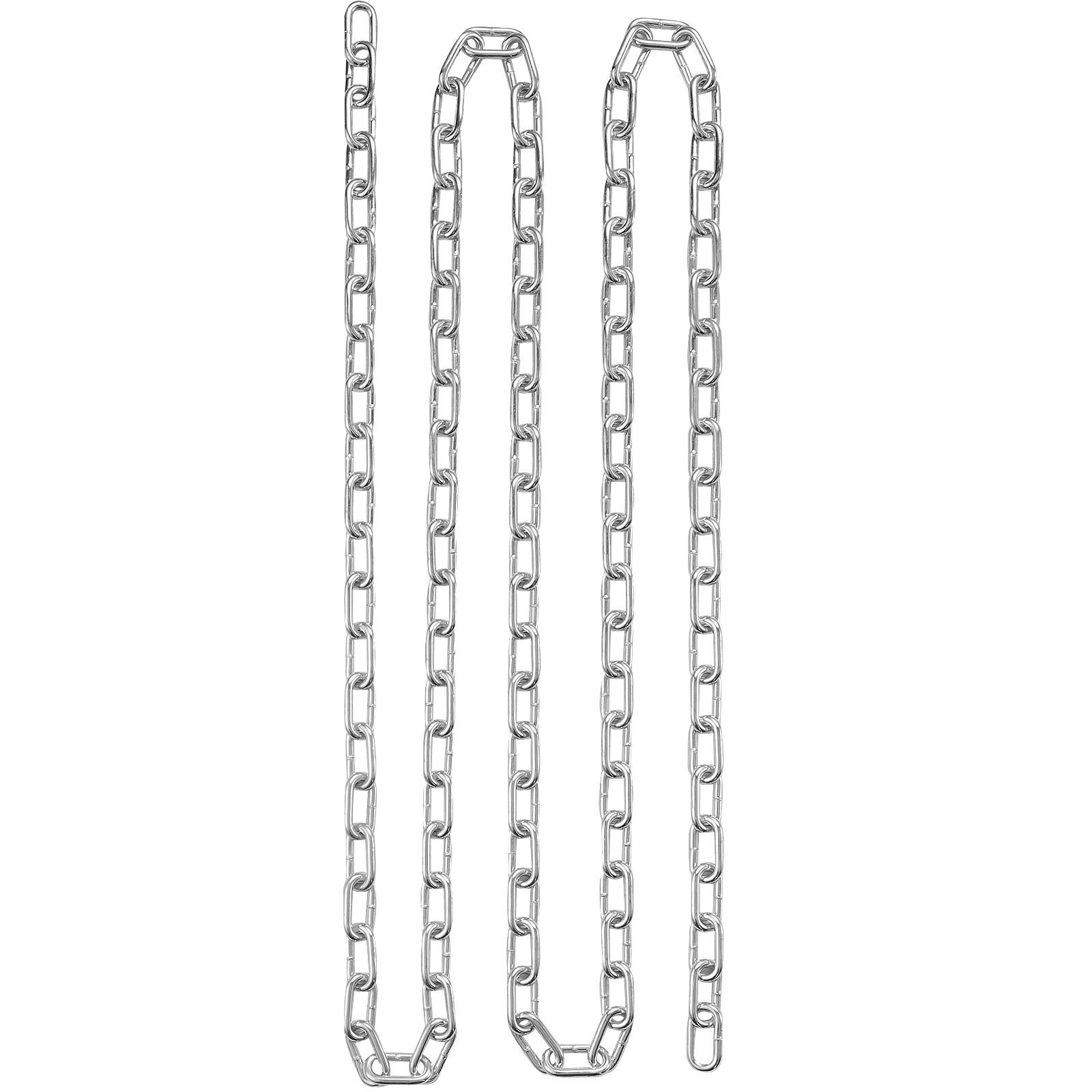 proof coil chain 316 x 250 1100 lbs safe working load zinc plated proof tested coil chain with two quick links galvanized carbon steel link chain for towing hanging camping pet towing.jpg