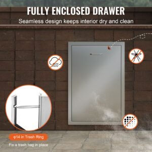 pull out trash drawer 197w x 265h inch outdoor kitchen drawers stainless steel with trash bag ring for bbq island or grill station 5.jpg