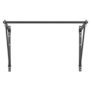 Pull Up Bar, 50 in Width Wall Mounted Pull Ups, Adjustable Depth 22" or 30" from Wall, Heavy Duty Steel Upper Body Workout Bars, 440 lbs Weight Capacity Chin Up Training Station, for Home Gym
