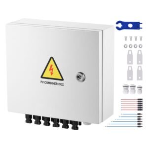pv combiner box 6 string solar combiner box with 15a rated current fuse 125a circuit breaker lightning arrester and solar connector steel case for on off grid solar panel system ip65.jpg