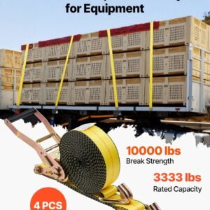 ratchet straps 2 in x 30 ft heavy duty tie down straps with double j hook 10000 lbs break strength carry bag tie down ratcheting for moving trailers motorcycles kayaks car roof 4 pack 1.jpg