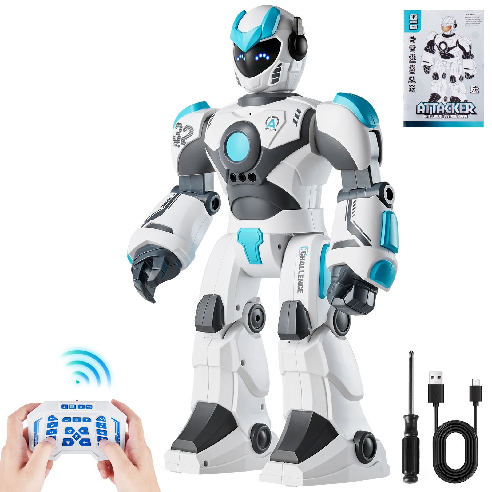 rc robot toys for kids 24ghz gesture sensing programmable remote control smart robot with voice control interactive singing dancing robot for age 6 7 8 10 12 year old boys girls birthday gift.jpg