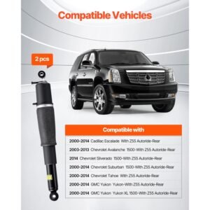 rear air shock absorber strut 2 pcs compatible with cadillac escalade chevrolet avalanchesilveradosuburbantahoe gmc yukonyukon xl replacement for 25979394 25979393 25979391 25885469 1.jpg