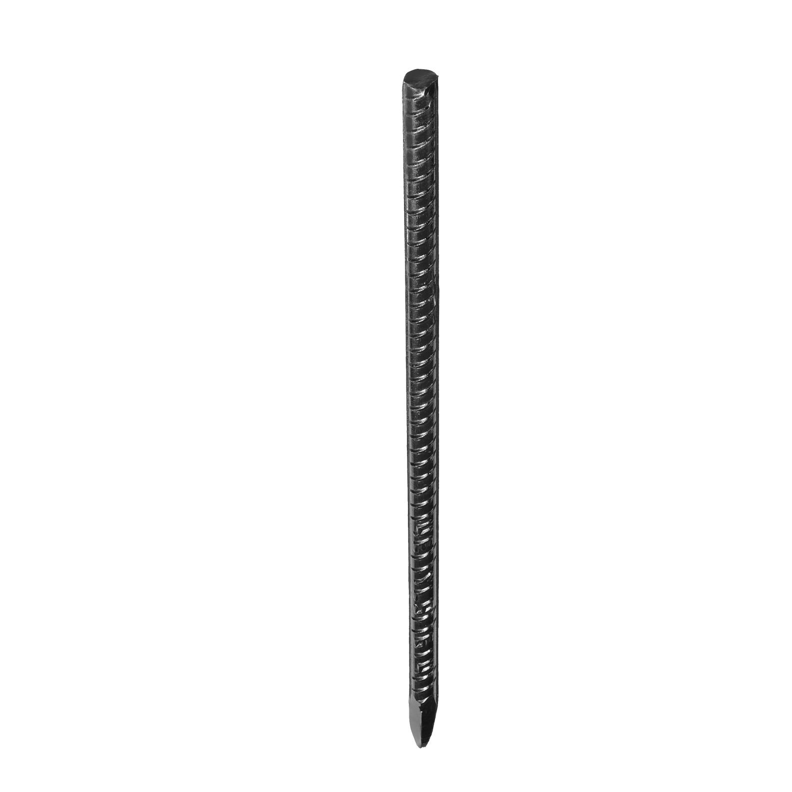 rebar stakes 16 inch heavy duty 045 in diameter straight galvanized steel ground anchors with chisel point end rust resistant coating for gardening support fence camping tents 16 pack.jpg