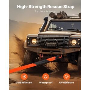 recovery tow strap 3 inches 8 feet 36000 lbs break strength triple reinforced loop straps tree saver winch line extension strap off road towing and recovery extreme weather resistance 4.jpg