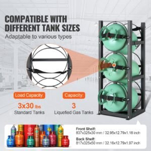 refrigerant tank rack with 3 x 30lbs bottle tanks cylinder tank rack 1279x1299x3307 in refrigerant cylinder rack gas cylinder racks and holders for freon gases oxygen nitrogen 3.jpg