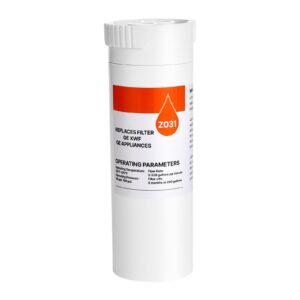 Refrigerator Water Filter Replacement, Carbon Block Filtration for Clear Drinking Water, Certified to Reduce Chlorine, Taste & Odor, Lead, Sediments, 70+ Contaminants, White, 1 Pack