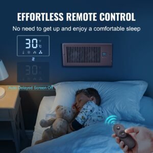 register booster fan quiet vent booster fan fits 4 x 10 register holes with remote control and thermostat control adjustable speed for heating cooling smart vent brown 4.jpg