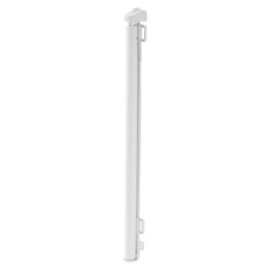 Retractable Baby Gate, Extends to 72.8 inch Wide, 31.3 inch Tall, with Security Lock, Easy to Use, Walk Through Without Tripping, Mesh Dog Gate for Stairs, Hallways, Indoor/Outdoor, White