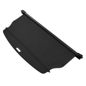 Retractable Cargo Cover, Upgraded Waterproof Trunk Cover Security Shield Shade for Jeep Grand Cherokee 2 Row 2022-2025 5-Seater, UV Proof Rear Trunk Cover Aluminum Alloy & PVC Leather Texture