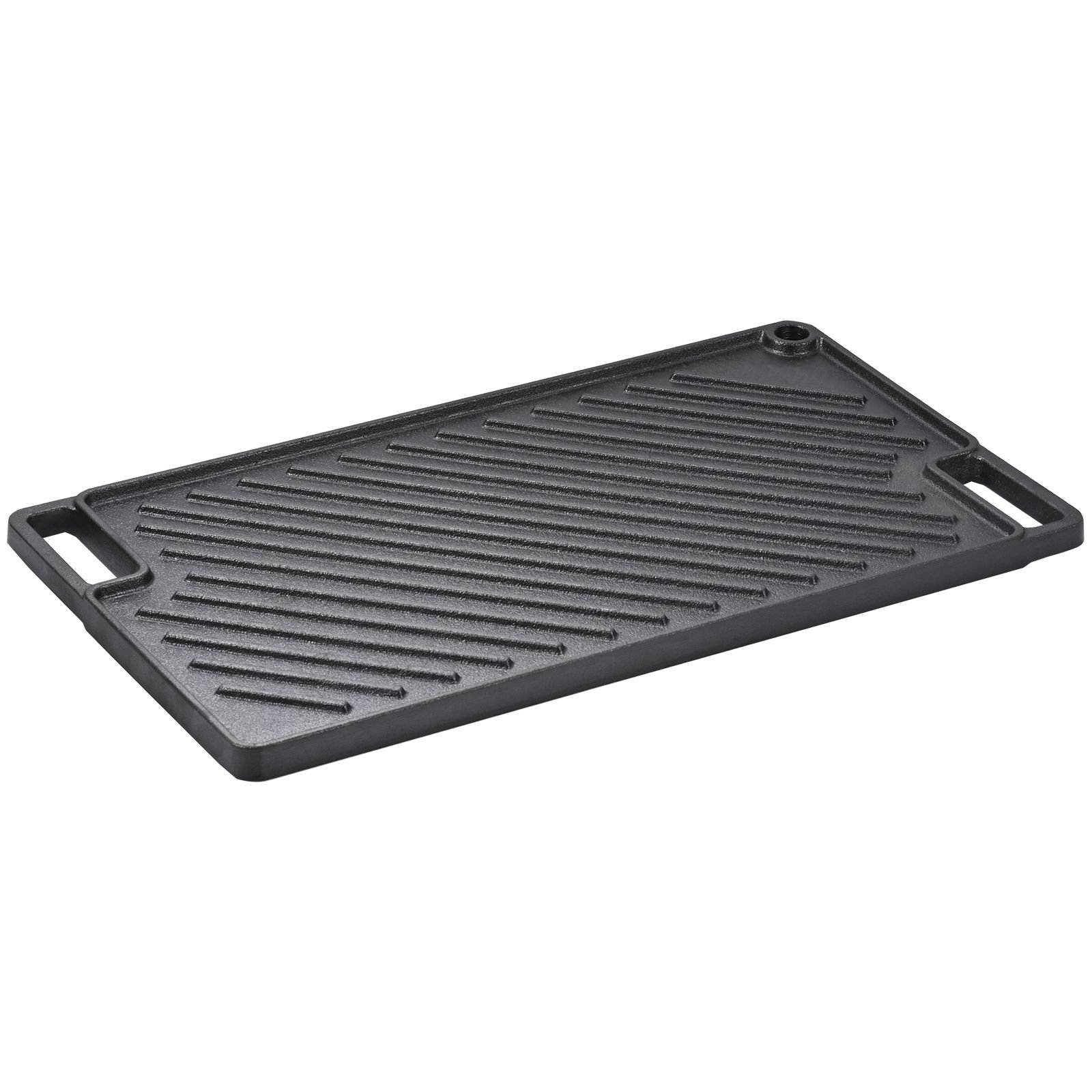 reversible grillgriddle 97x167 pre seasoned cast iron griddle rectangular double burner griddle pan non stick family pan cookware with handles flat top plate for bbq gas grill black.jpg