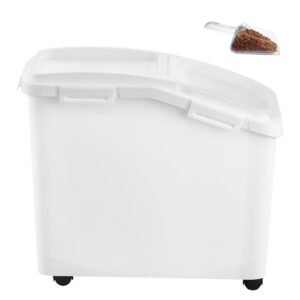 rice storage container 114gallon50l capacity large dog food dispenser bin kitchen ingredient grain cereal flour bin pet food containers with wheels scoop scale line airtight lid 1 pack 4.jpg