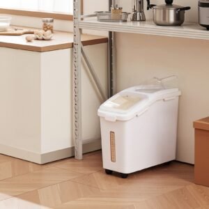 rice storage container 114gallon50l capacity large dog food dispenser bin kitchen ingredient grain cereal flour bin pet food containers with wheels scoop scale line airtight lid 1 pack 5.jpg