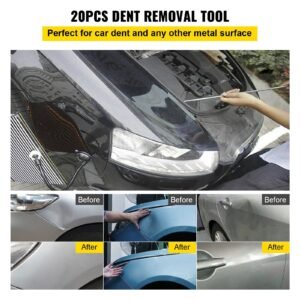 rods dent removal kit 20 pcs paintless dent repair rods stainless steel dent rods whale tail dent repair tools professional hail dent removal tool for minor dents door dings and hail damage 1.jpg