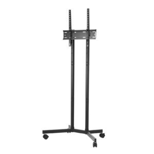 rolling tv stand mobile tv cart for 32 65 inch screens height adjustable portable monitor stand with wheels holds up to 88 lbs for living room bedroom office outdoor max vesa 400x400mm.jpg