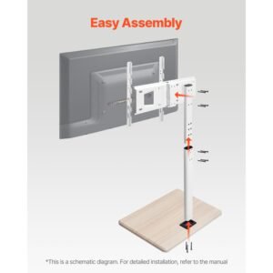 rolling tv stand mobile tv cart for 32 70 inch screens 25 left right rotation and height adjustable tv mount on wheels holds up to 99 lbs for corner bedroom outdoor max vesa 600x400mm 5.jpg