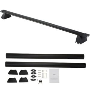 Roof Rack Cross Bars, Compatible with 2011-2021 Jeep Grand Cherokee with Grooved Side Rails, 200lbs Load Capacity, Aluminum Crossbars with Locks, for Rooftop Cargo Carrier Bag Luggage Kayak Bike