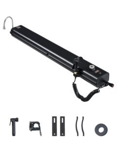 Roof Rack Water Tank, 7 Gal, Multi-Dispensing Outdoor Tank with 2 Splash-Guard Panels & T-slot, High-Capacity Aluminum Tank with Pressurization Port, Fit for Trunks, Roll Bars, Crossbars