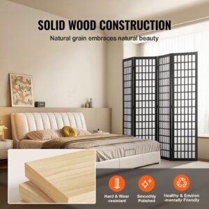 room divider 4 panel japanese room divider wood folding privacy screen indoor japanese partition dividers portable decoration screens for room separation home office restaurant bedroom 5.jpg