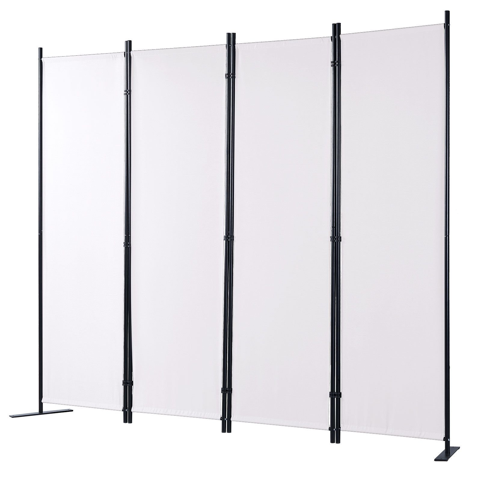 room divider 56 ft room dividers and folding privacy screens 4 panel fabric partition room dividers for office bedroom dining room study freestanding white.jpg
