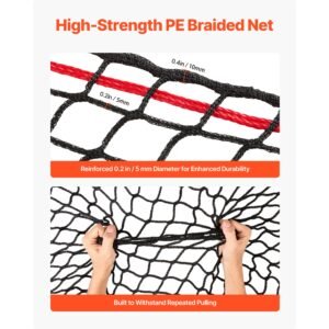round bale hay net 591 x 591 x 591 ft 165 inch holes pe material knotless design with zip ties needle shuttle repair twine and storage bag slow feeder round bale net for horses 2.jpg