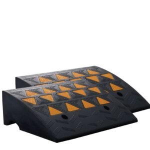 rubber curb ramp 2 pack 6 rise height heavy duty 33069 lbs15 t capacity threshold ramps driveway ramps with stable grid structure for cars wheelchairs bikes motorcycles 4.jpg