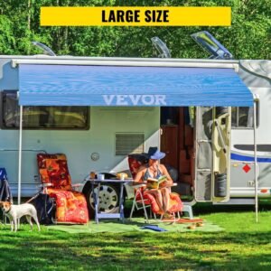 rv awning 18 camper awning fabric trailer awning canopy patio camping car awning durable 15oz vinyl roller tube for rv van suv patio awning replacement ocean blue fade 4.jpg