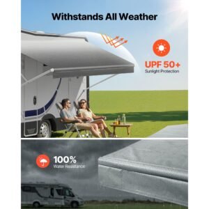 rv awning fabric replacement 17 fabric 162 18 oz heavy duty weatherproof vinyl camper awning replacement upf50 protection waterproof outdoor canopy for rv motorhome trailer gray fade 1.jpg