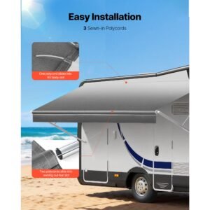 rv awning fabric replacement 17 fabric 162 18 oz heavy duty weatherproof vinyl camper awning replacement upf50 protection waterproof outdoor canopy for rv motorhome trailer gray fade 5.jpg