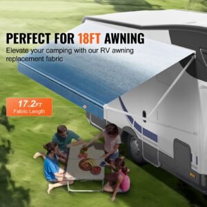 rv awning fabric replacement 172 fabric length for 18 awning heavy duty 3 ply 16oz pvc camper awning fabric waterproof uv protection outdoor canopy for rv trailer motorhome blue fade 1.jpg
