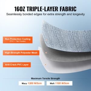 rv awning fabric replacement 172 fabric length for 18 awning heavy duty 3 ply 16oz pvc camper awning fabric waterproof uv protection outdoor canopy for rv trailer motorhome blue fade 3.jpg