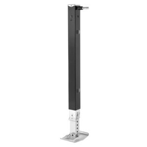 RV Lead Fifth Wheel Landing Gear Leg 179013, 32.5-Inch 5th Wheel Landing Gear Universal Replacement Compatible with Lippert Venture, Atwood, Stromberg Carlson Systems, with Pin and Base, Black