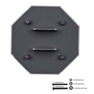 rv leveling pads 4 pack rubber trailer jack pads each with 5000 lbs capacity standard jack stabilizer pad with large surface area ideal for scissor jack feet 5th wheels class ac motorhomes 2.jpg