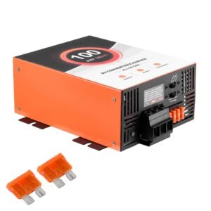 rv power converter 100 amp 110v ac to 12v dc rv converter battery charger multi stage smart charging 13v to 165v operating range compatible with lithium lead acid battery for camper.jpg