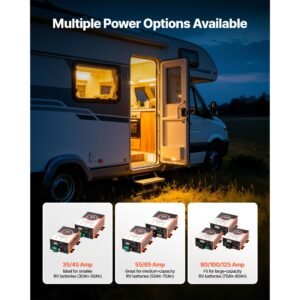rv power converter 100 amp 110v ac to 12v dc rv converter battery charger multi stage smart charging 13v to 165v operating range compatible with lithium lead acid battery for camper 5.jpg
