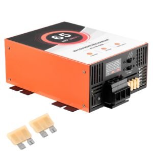 RV Power Converter, 65 Amp, 110V AC to 12V DC RV Converter Battery Charger, Multi Stage Smart Charging, 13V to 16.5V Operating Range, Compatible with Lithium & Lead Acid Battery, for Camper