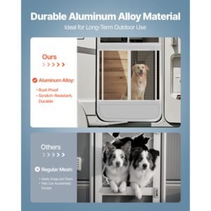 rv screen door protector 24 x 26 inch door grille easy to install and disassemble reinforced breathable protective mesh aluminum alloy camper rv entry protector for pet protection white 1.jpg