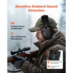 safety earmuffs electronic ear muffs with 53 bluetooth technology and sound amplification noise reduction headphone nrr23db hearing protection earmuffs for shooting lawn mowing and work 1.jpg