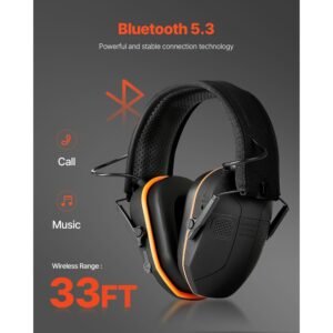 safety earmuffs electronic ear muffs with 53 bluetooth technology and sound amplification noise reduction headphone nrr23db hearing protection earmuffs for shooting lawn mowing and work 3.jpg