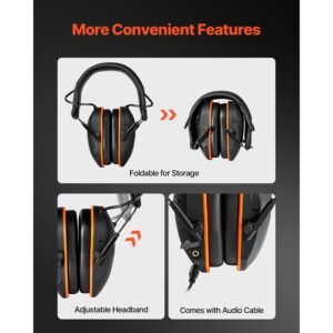 safety earmuffs electronic ear muffs with 53 bluetooth technology and sound amplification noise reduction headphone nrr23db hearing protection earmuffs for shooting lawn mowing and work 5.jpg