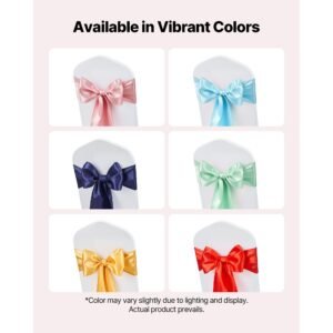 satin chair sashes bows 50pcs chair ribbon ties back sash 7 x 108 inch red wedding reception decoration for wedding ceremony baby shower party events banquet chair cover decoration 4.jpg