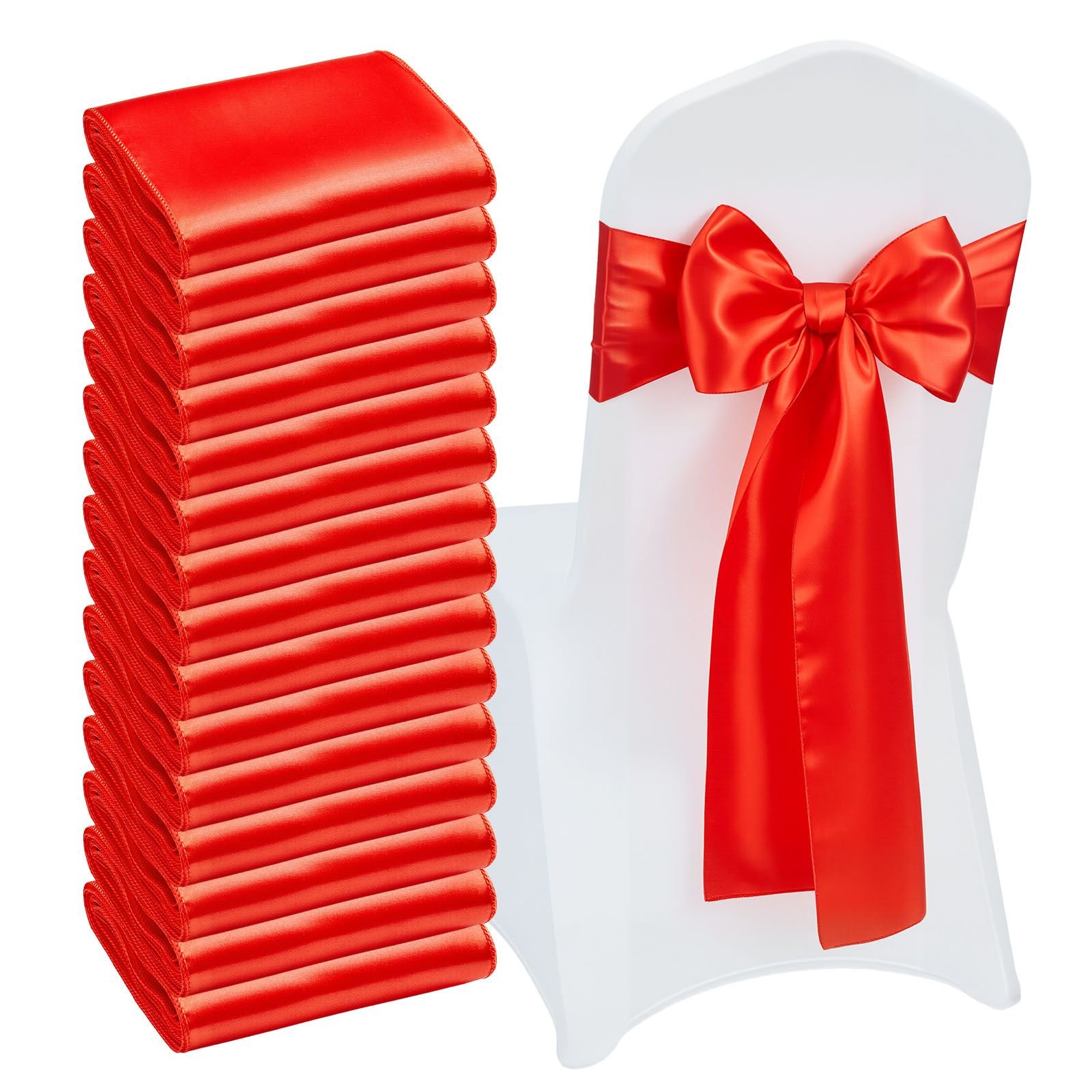 satin chair sashes bows 50pcs chair ribbon ties back sash 7 x 108 inch red wedding reception decoration for wedding ceremony baby shower party events banquet chair cover decoration.jpg