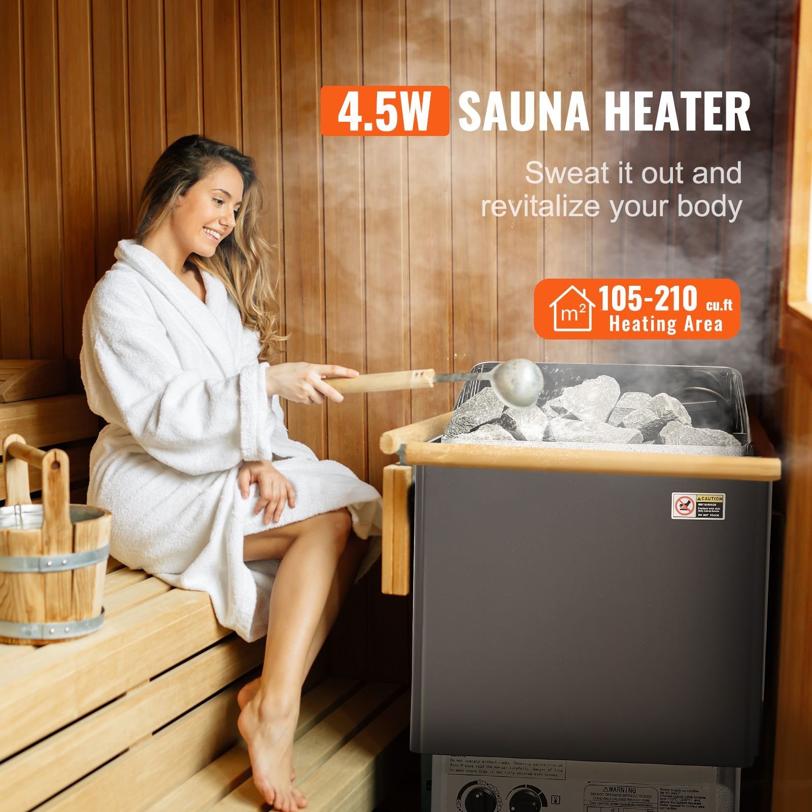 sauna heater 45kw 220v electric sauna stove steam bath sauna heater with built in controls 3h timer and adjustable temp for max 105 210 cubic feet home hotel shower use fcc certification.jpg