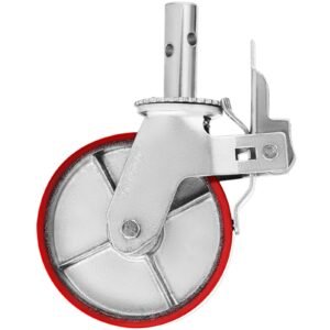 scaffolding wheels set heavy duty 4 pack 8 scaffolding casters with 4400 lbs per set and locking stem casters with brake polyurethane replacement for scaffold shelves workbench.jpg