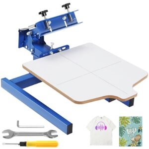 screen printing machine 1 color 1 station silk screen printing press 212x177in screen printing press double layer positioning pallet adjustable tension for t shirt diy printing 5.jpg